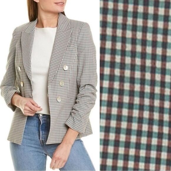 NWT Veronica Beard Corsette Dickey Jacket Multi Size 4 Dickey - Picture 1 of 14